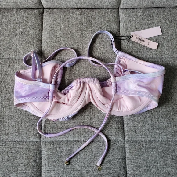 Victoria's Secret Swim Wicked Underwire Ruched Push Up Bikini Top Swimwear 32DDD - Picture 2 of 10